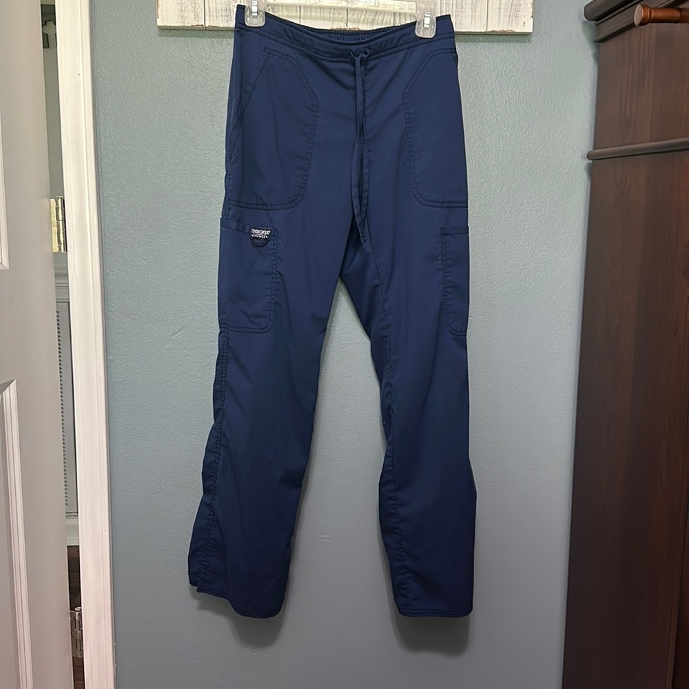 Navy Blue Cherokee Scrub Pants XS